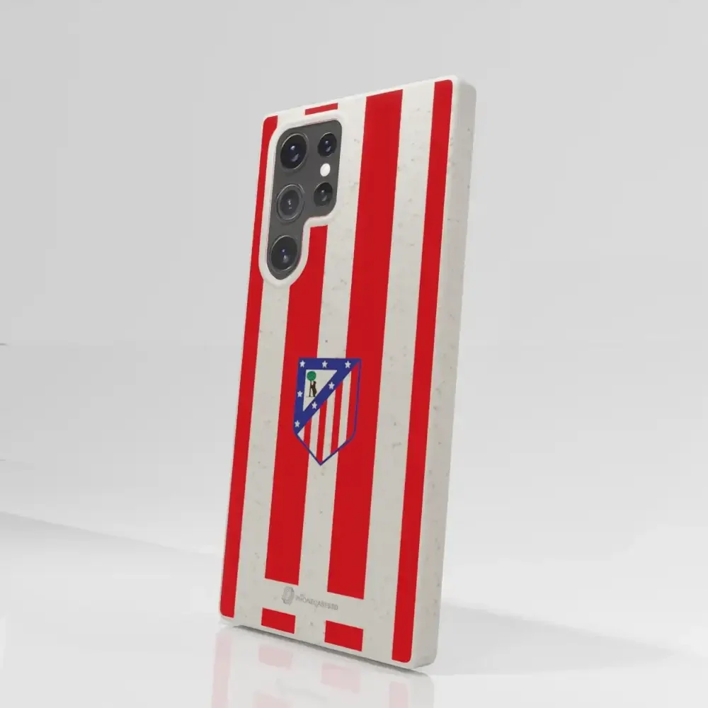 Atletico Madrid Official Compostable Phone Case Home Jersey Crest - Image 72