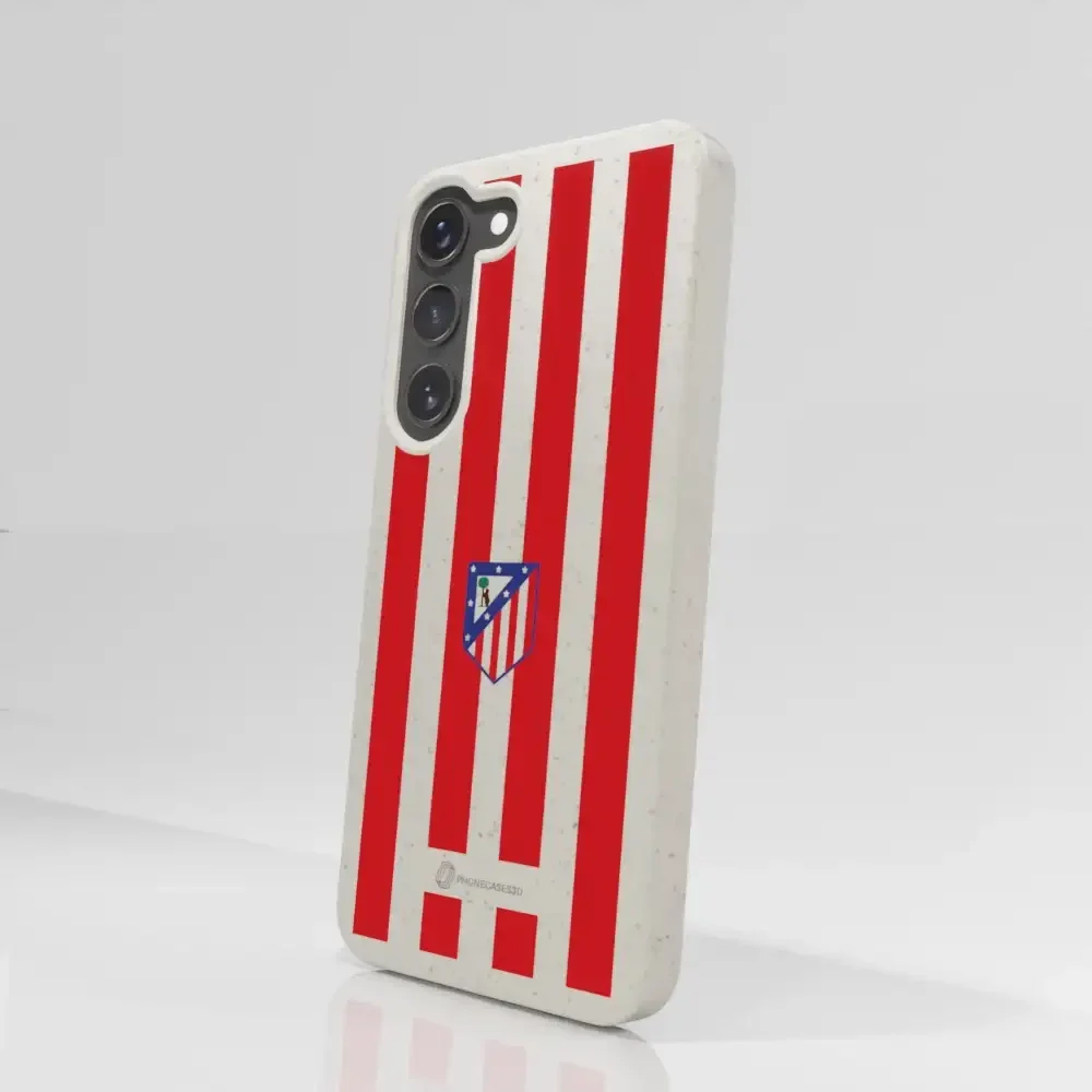 Atletico Madrid Official Compostable Phone Case Home Jersey Crest - Image 73