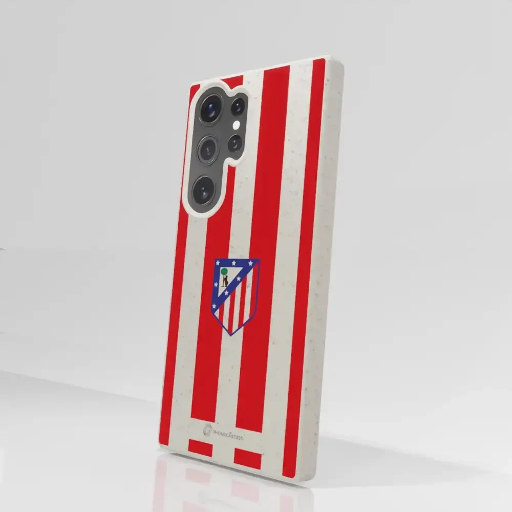 Atletico Madrid Official Compostable Phone Case Home Jersey Crest - Image 75
