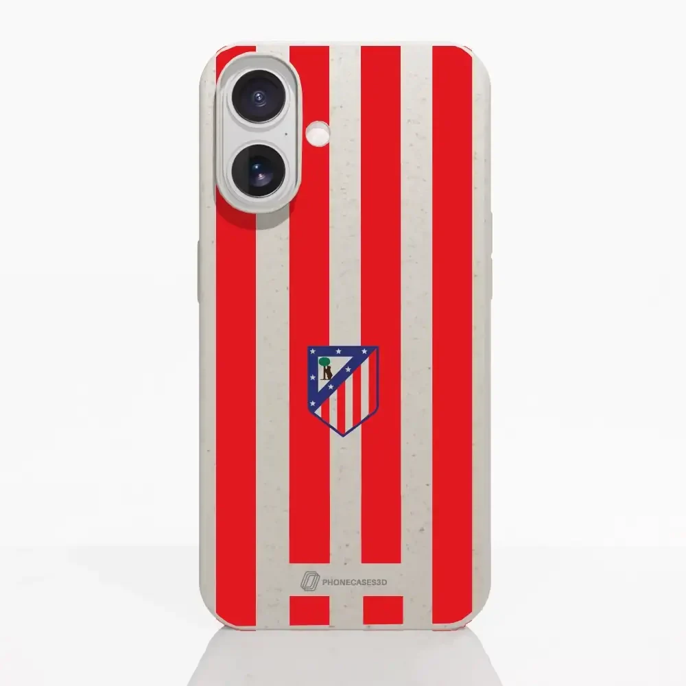 Atletico Madrid Official Compostable Phone Case Home Jersey Crest - Image 81