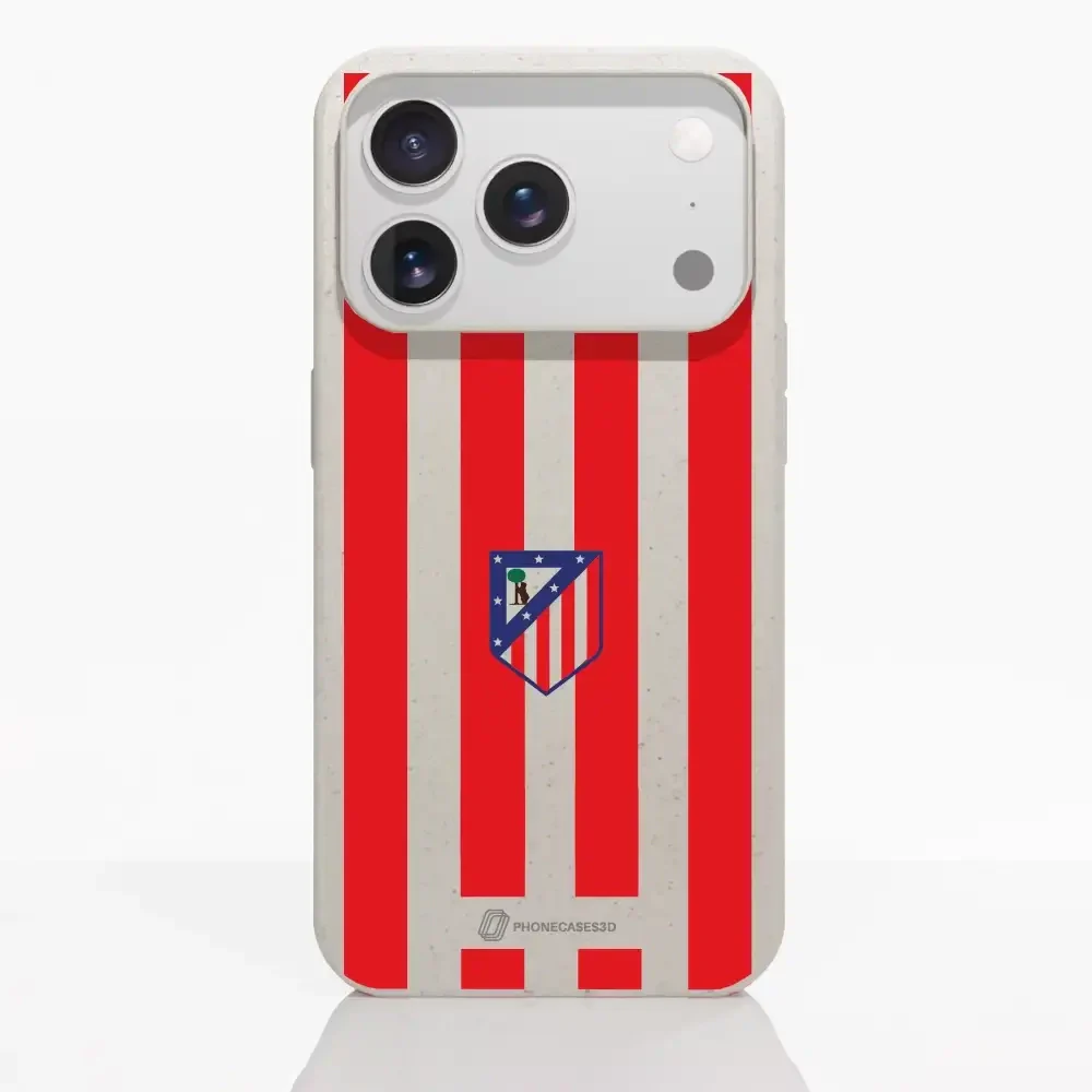 Atletico Madrid Official Compostable Phone Case Home Jersey Crest - Image 83