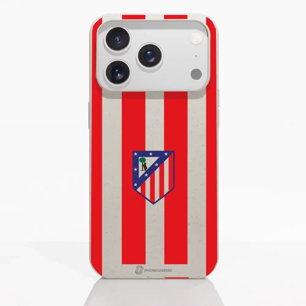 Atletico Madrid Official Compostable Phone Case Home Jersey Crest - Image 84