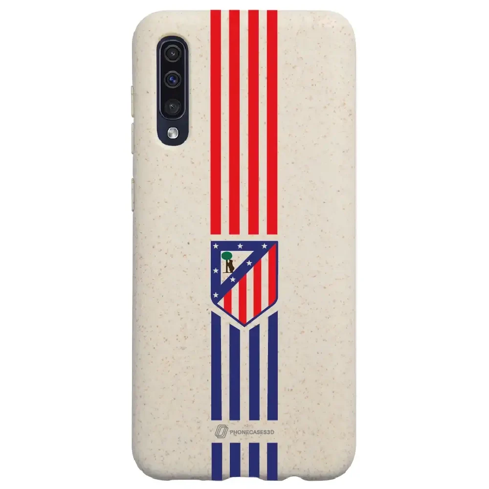 Atletico Madrid Official Compostable Phone Case Stripes Crest - Image 40