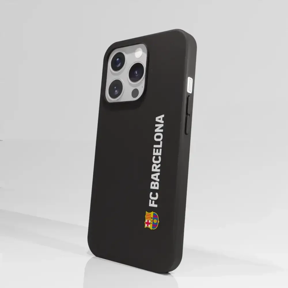FC Barcelona Official Compostable Phone Case Design Vertical White - Image 60