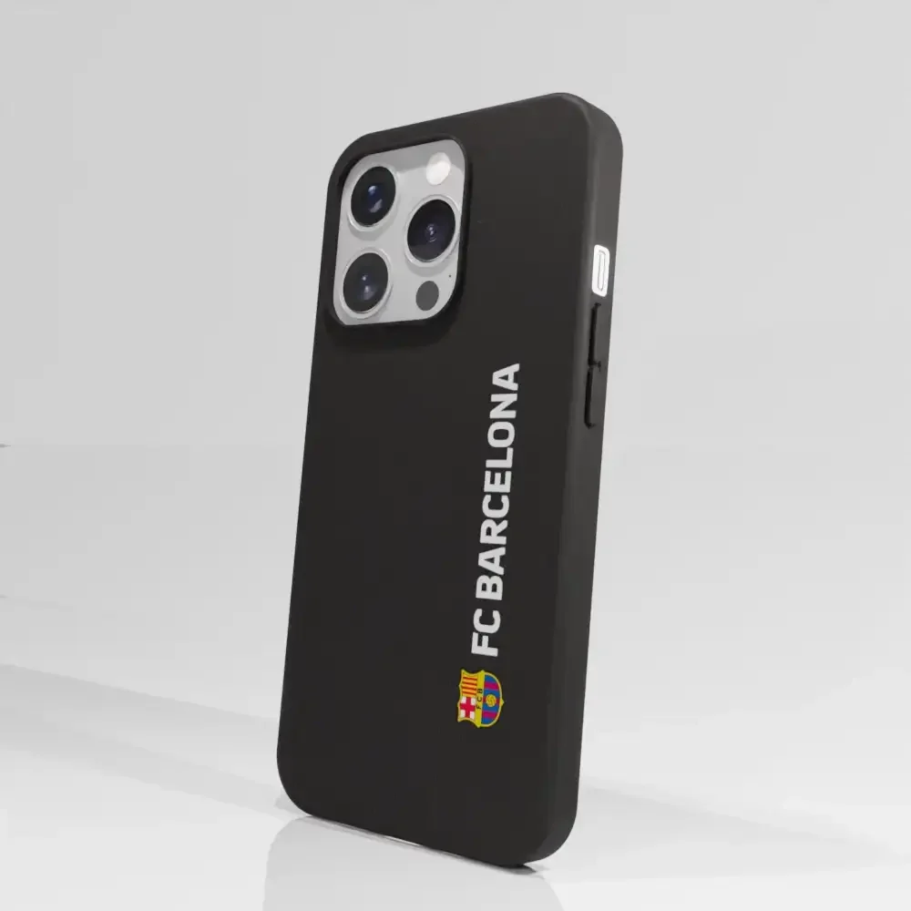 FC Barcelona Official Compostable Phone Case Design Vertical White - Image 65