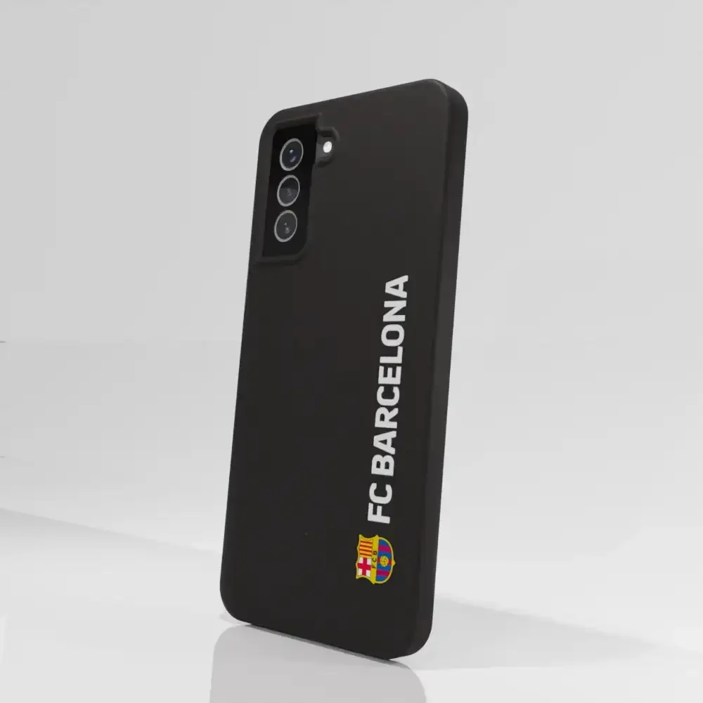 FC Barcelona Official Compostable Phone Case Design Vertical White - Image 68