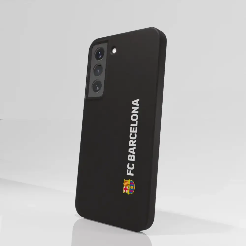 FC Barcelona Official Compostable Phone Case Design Vertical White - Image 70