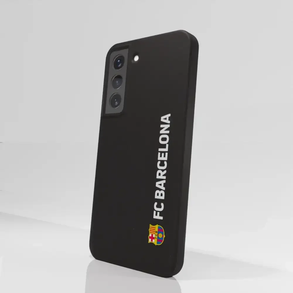 FC Barcelona Official Compostable Phone Case Design Vertical White - Image 71