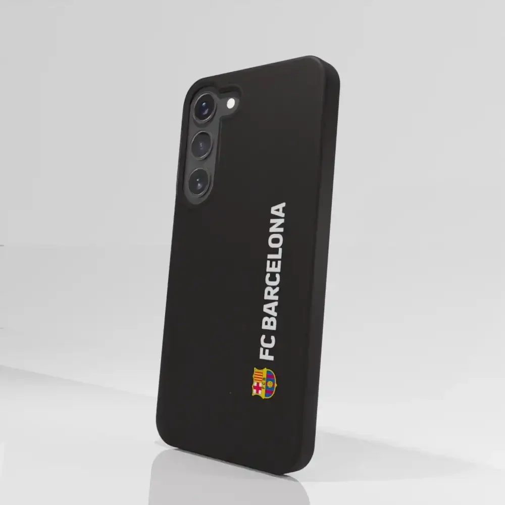 FC Barcelona Official Compostable Phone Case Design Vertical White - Image 73