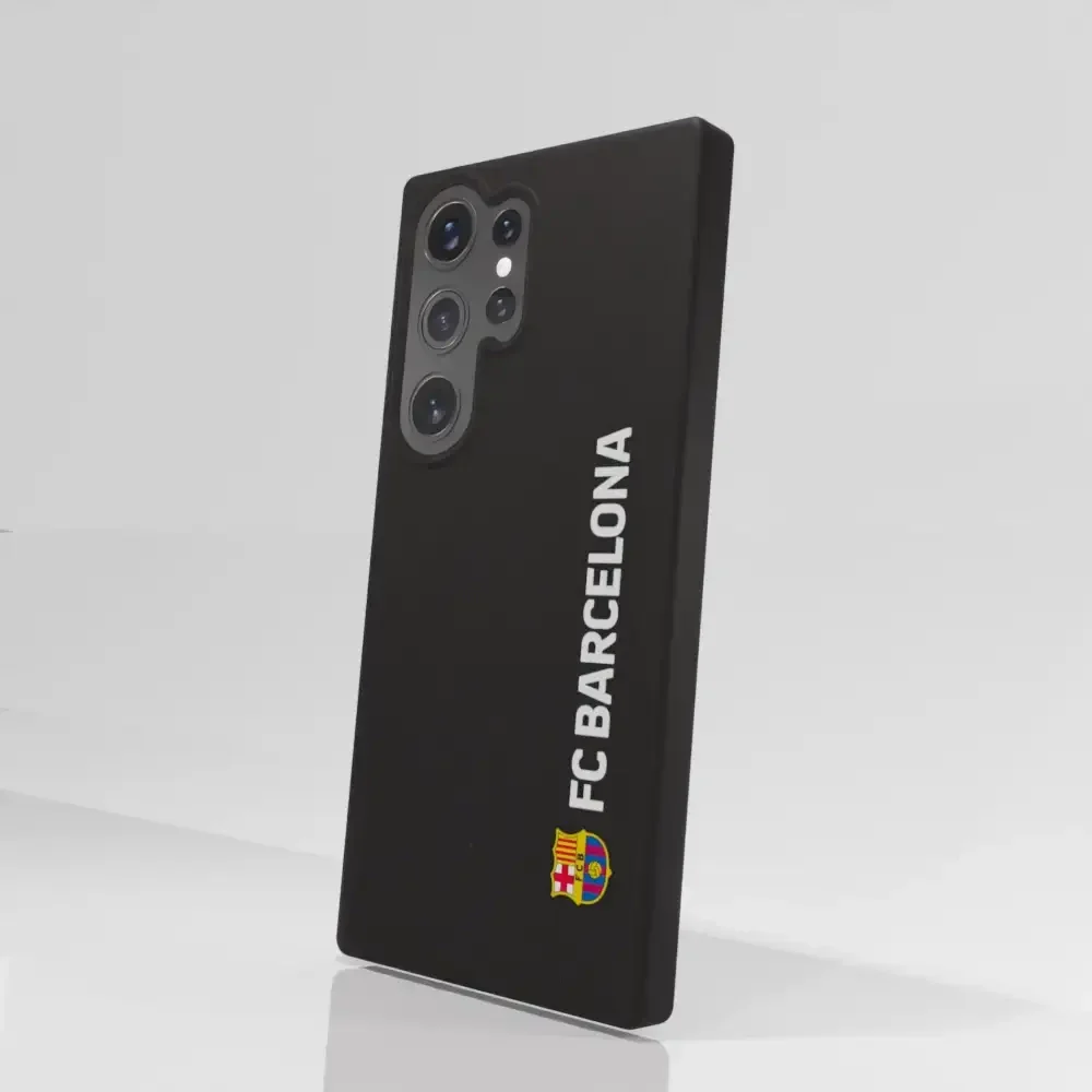 FC Barcelona Official Compostable Phone Case Design Vertical White - Image 75