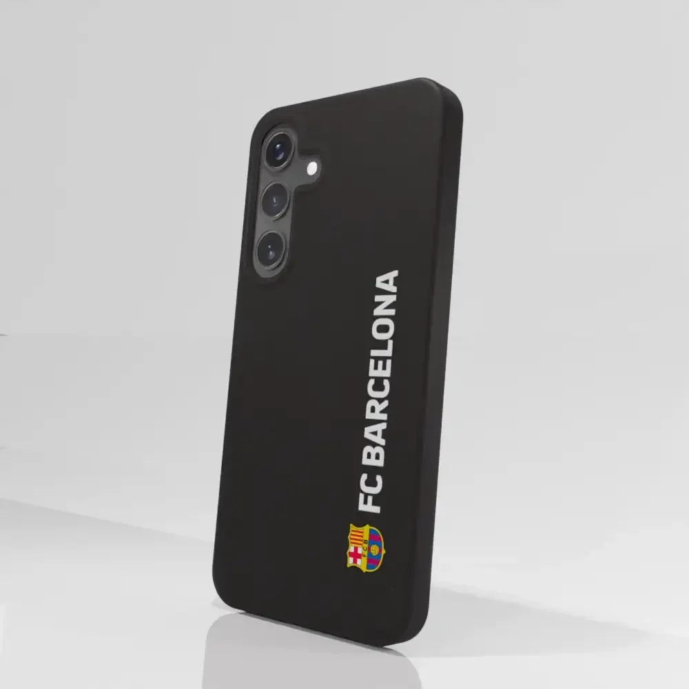 FC Barcelona Official Compostable Phone Case Design Vertical White - Image 80