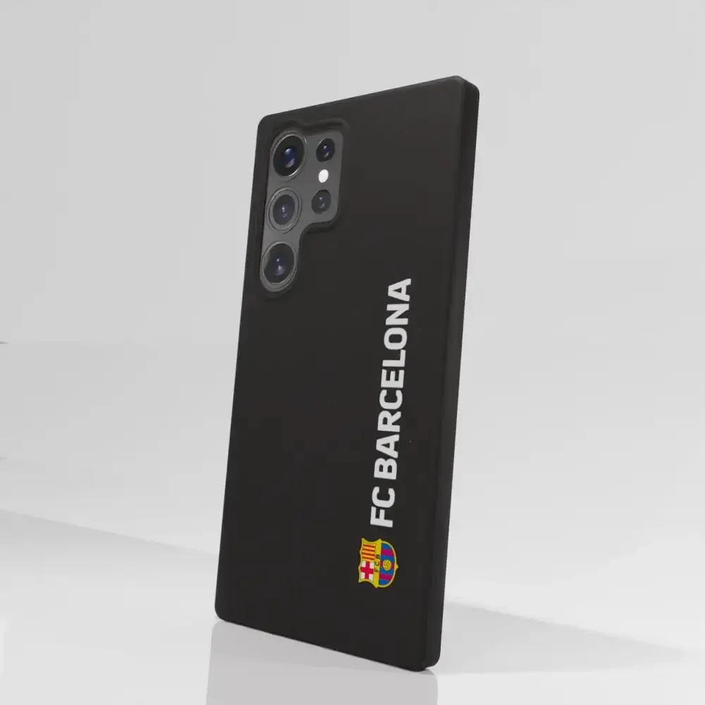 FC Barcelona Official Compostable Phone Case Design Vertical White - Image 81