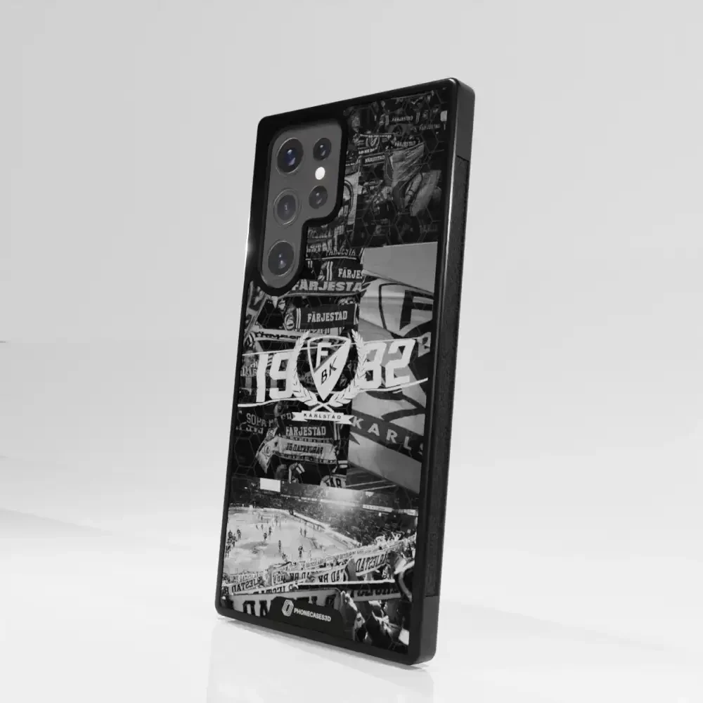 Färjestad BK Official 3D Phone Case Design photography black & white - Image 108