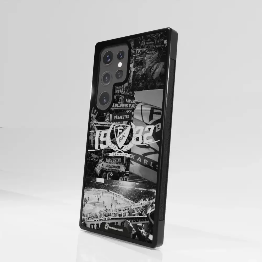 Färjestad BK Official 3D Phone Case Design photography black & white - Image 111