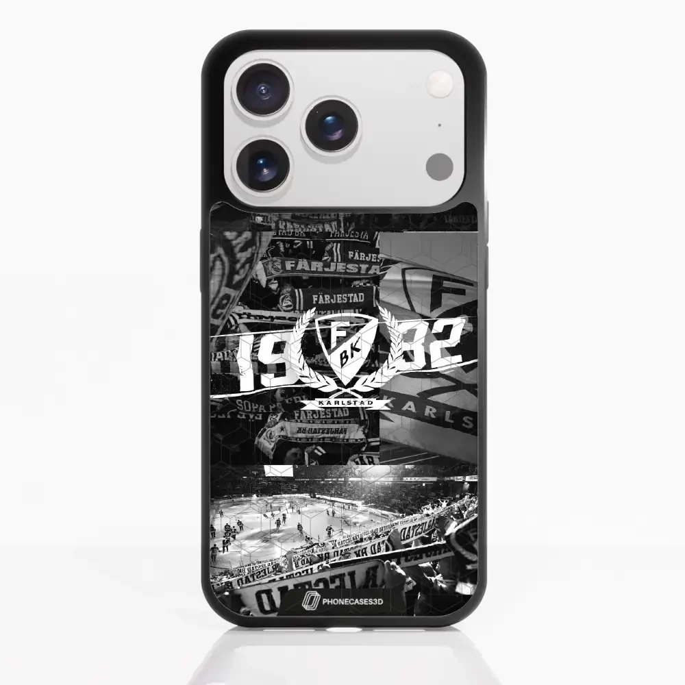 Färjestad BK Official 3D Phone Case Design photography black & white - Image 115