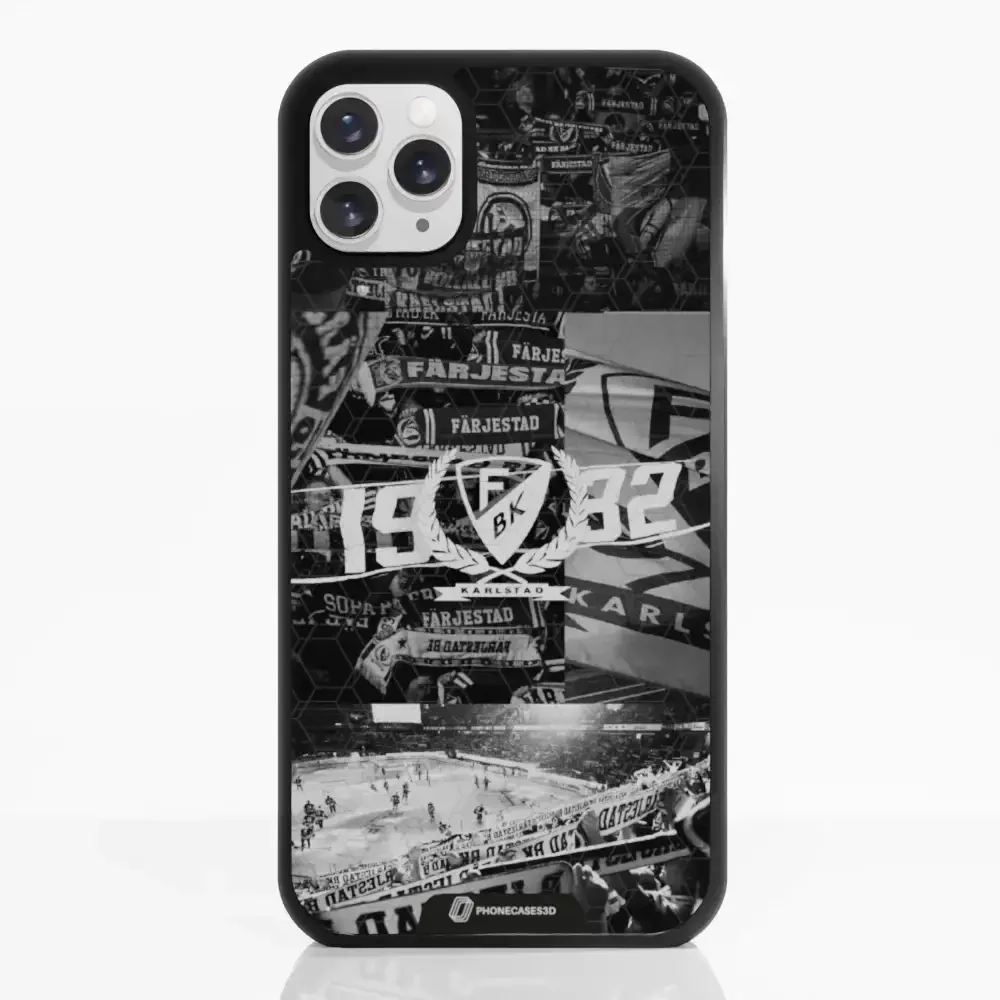 Färjestad BK Official 3D Phone Case Design photography black & white - Image 3