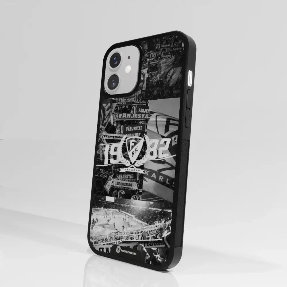 Färjestad BK Official 3D Phone Case Design photography black & white - Image 77