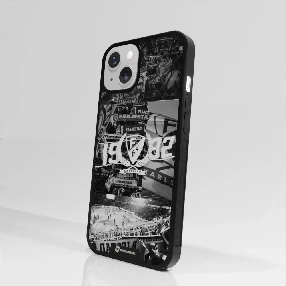 Färjestad BK Official 3D Phone Case Design photography black & white - Image 80