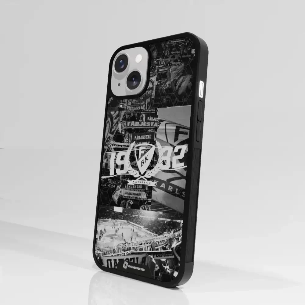 Färjestad BK Official 3D Phone Case Design photography black & white - Image 84