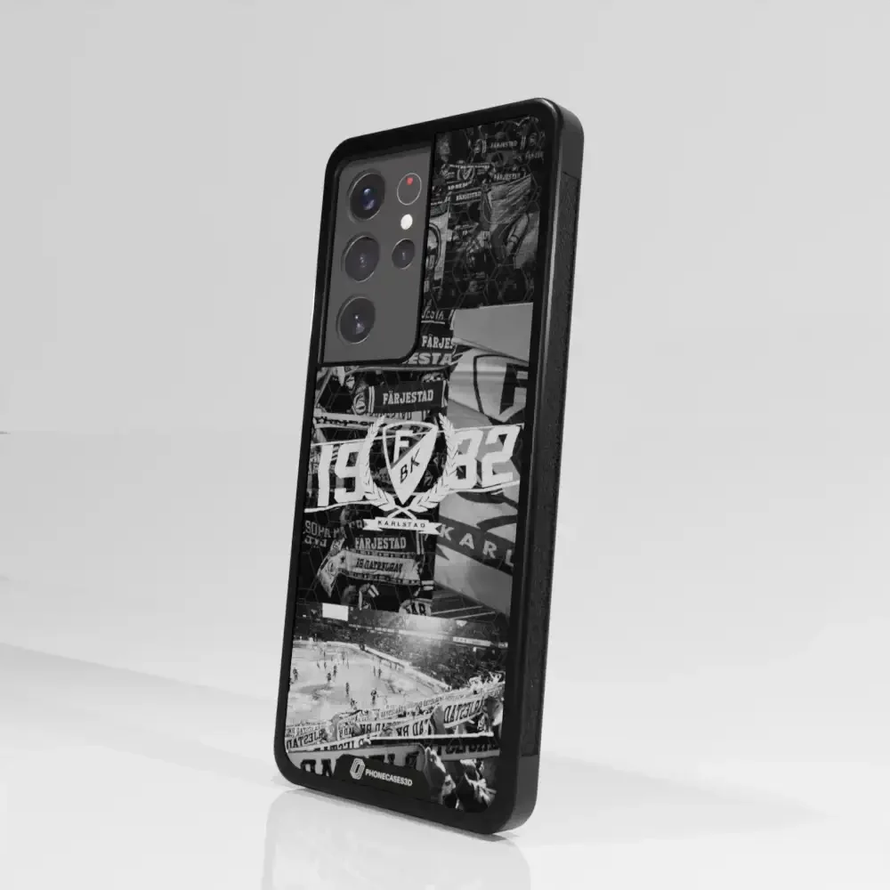 Färjestad BK Official 3D Phone Case Design photography black & white - Image 99
