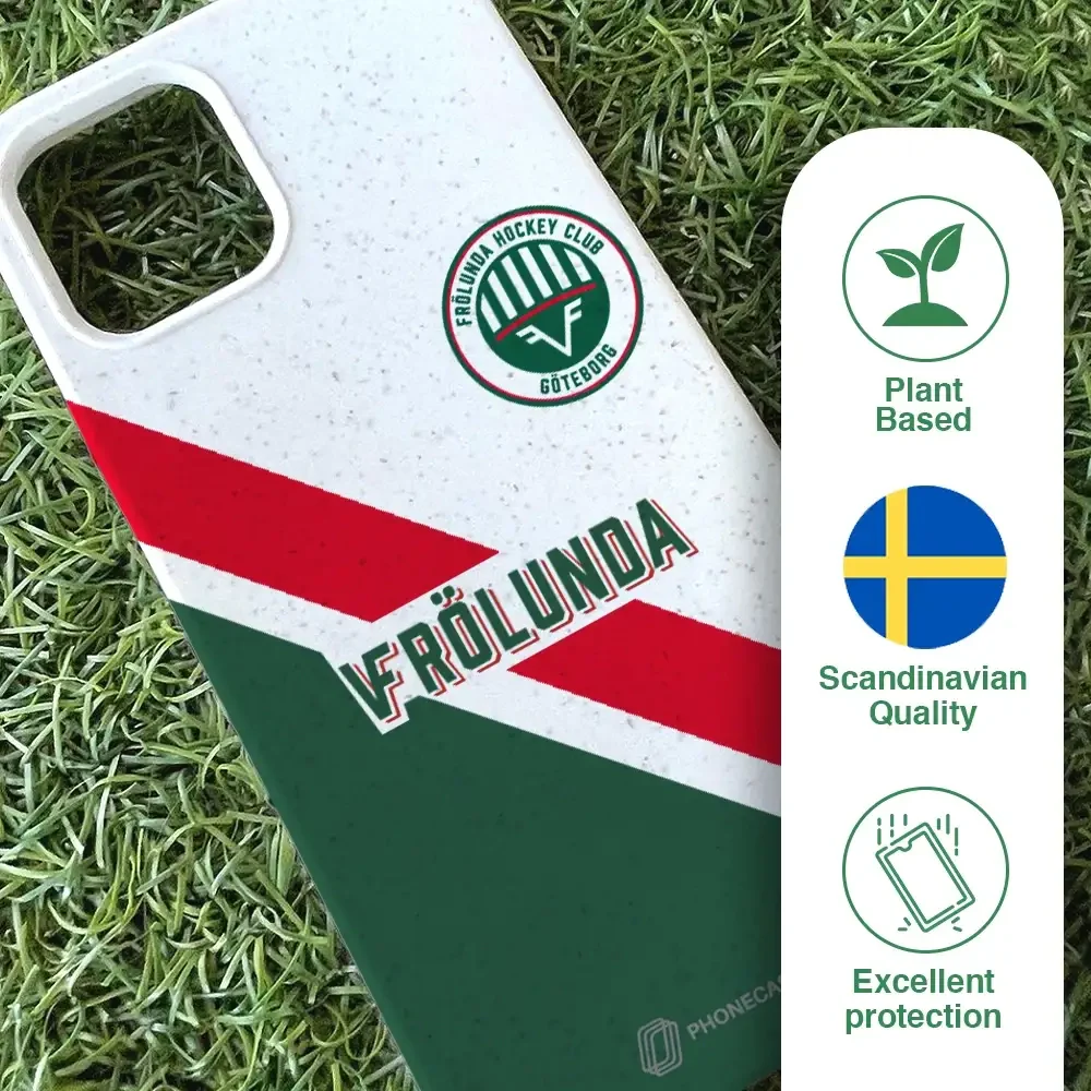 Frölunda Hockey Official Compostable Phone Case White Jersey - Image 45
