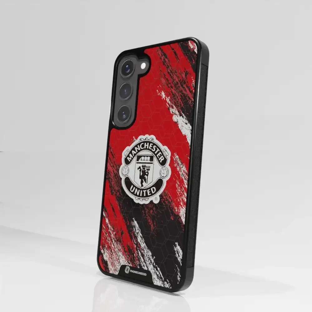 Manchester United Official 3D Phone Case Design black shield - Image 101