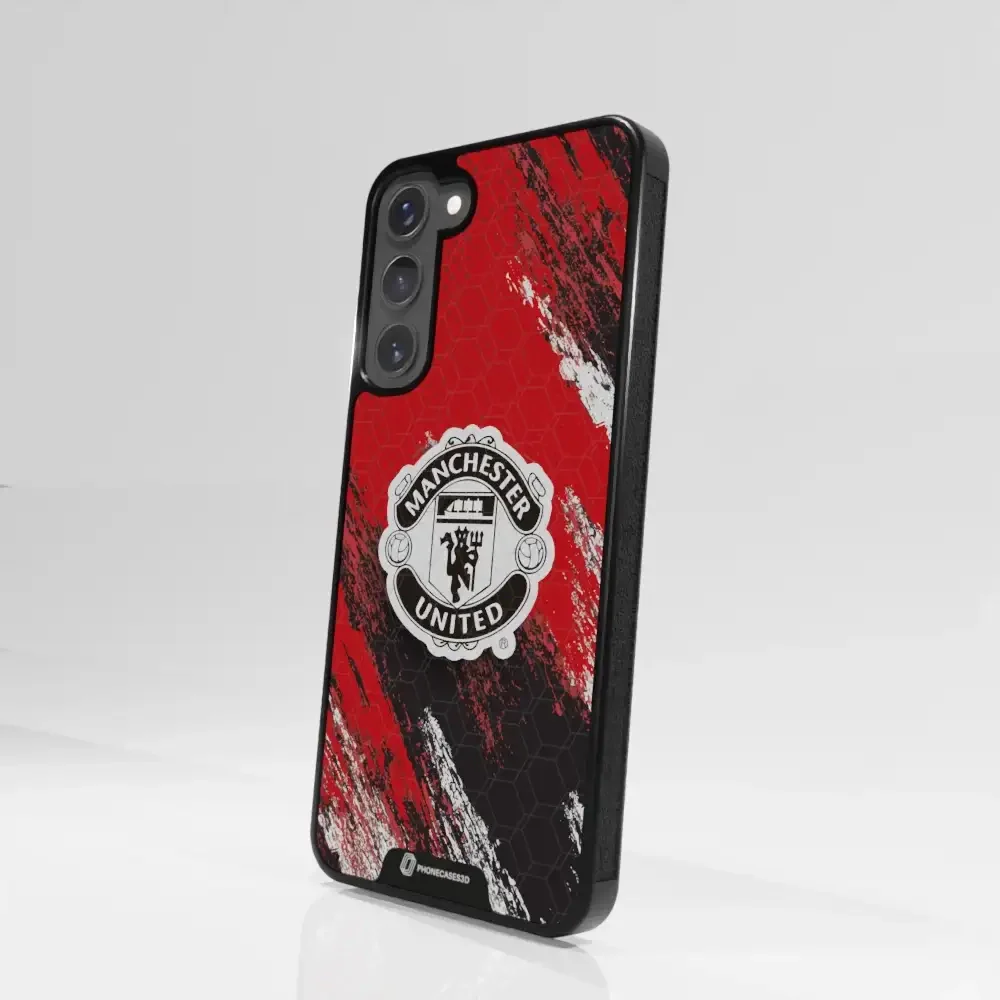 Manchester United Official 3D Phone Case Design black shield - Image 102