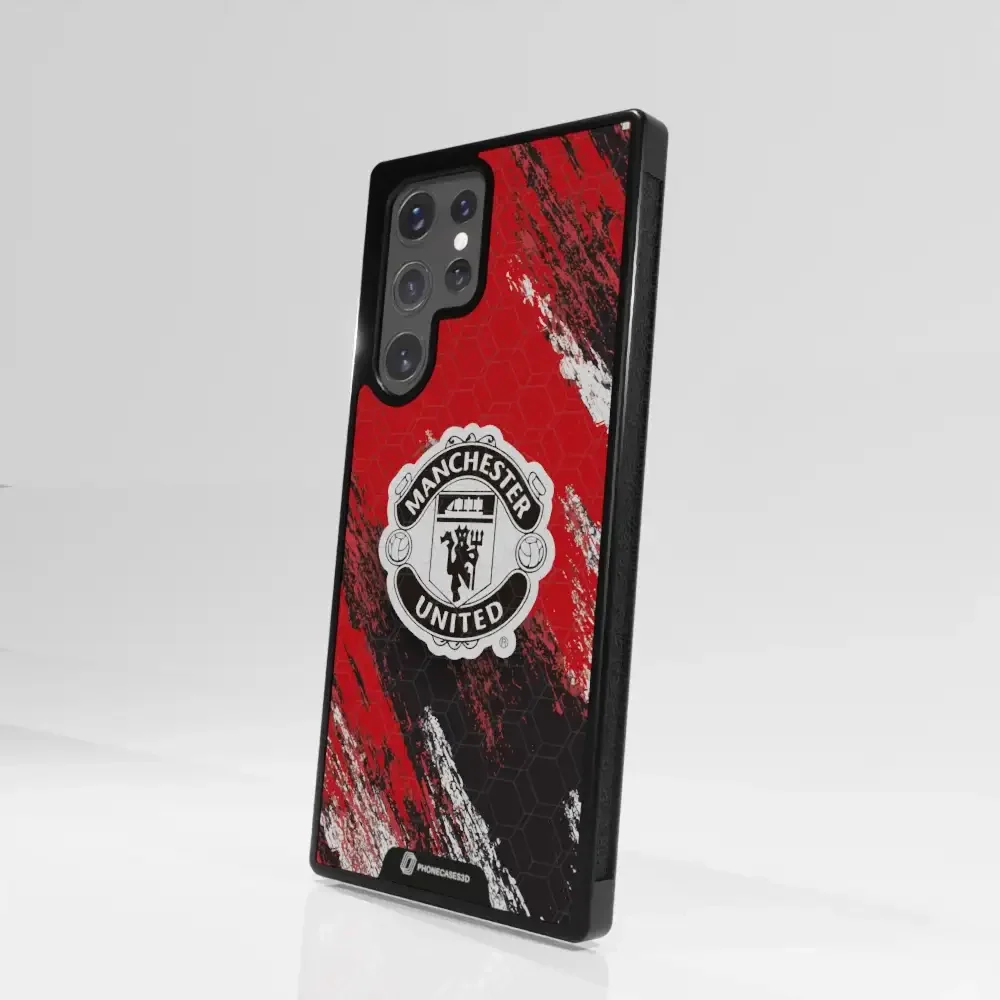 Manchester United Official 3D Phone Case Design black shield - Image 103
