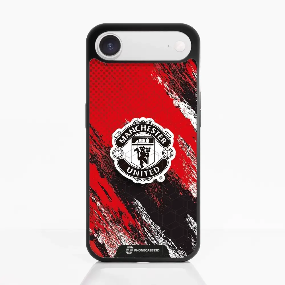 Manchester United Official 3D Phone Case Design black shield - Image 113