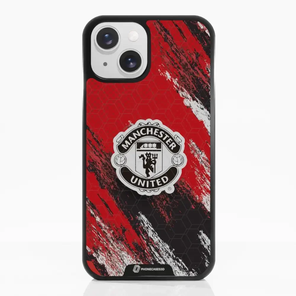 Manchester United Official 3D Phone Case Design black shield - Image 16
