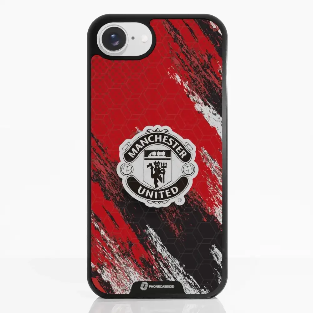 Manchester United Official 3D Phone Case Design black shield - Image 21