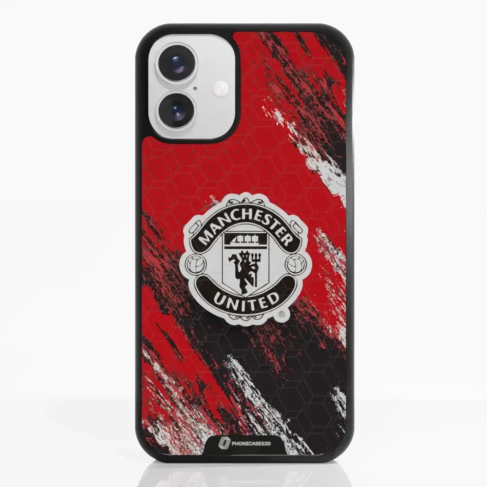Manchester United Official 3D Phone Case Design black shield - Image 22