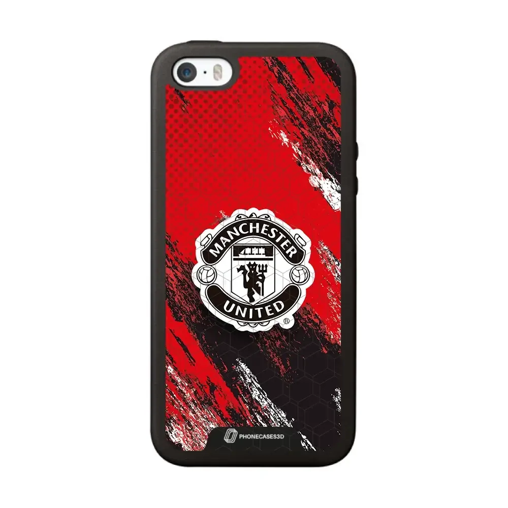 Manchester United Official 3D Phone Case Design black shield - Image 26