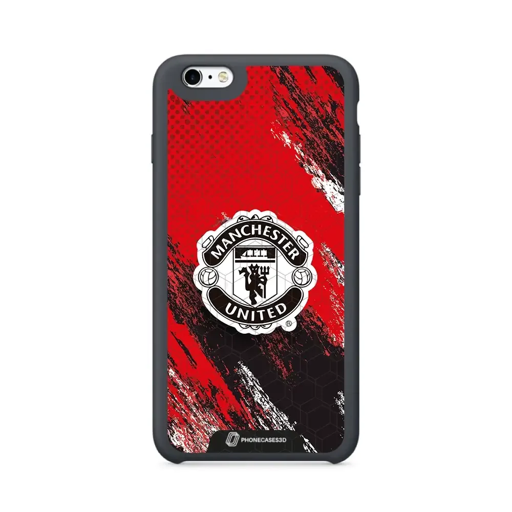 Manchester United Official 3D Phone Case Design black shield - Image 27