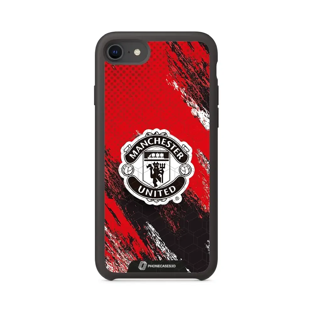 Manchester United Official 3D Phone Case Design black shield - Image 31