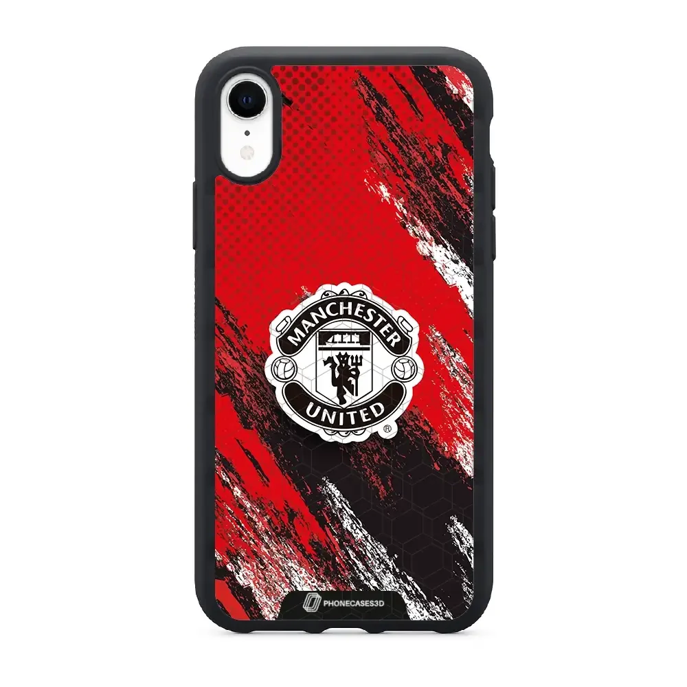Manchester United Official 3D Phone Case Design black shield - Image 36