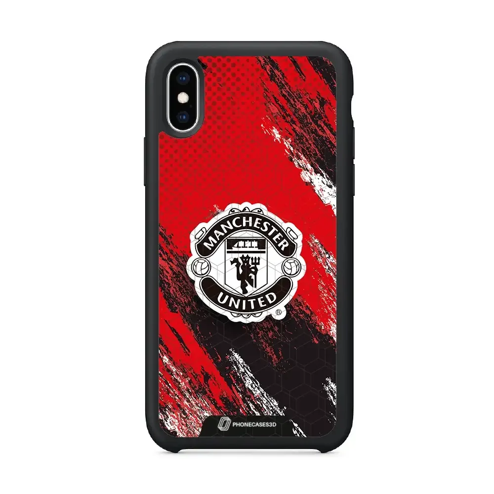 Manchester United Official 3D Phone Case Design black shield - Image 37