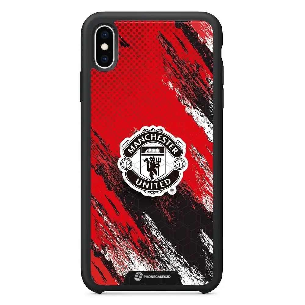 Manchester United Official 3D Phone Case Design black shield - Image 38