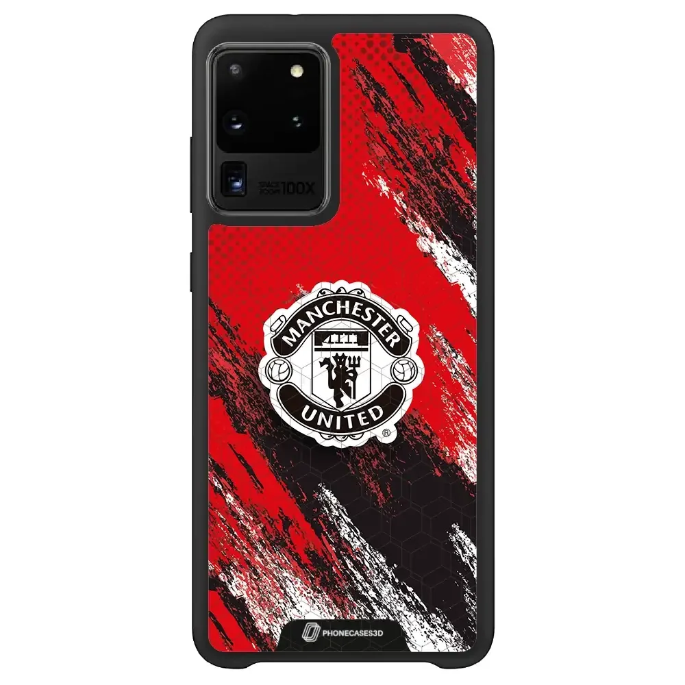 Manchester United Official 3D Phone Case Design black shield - Image 40
