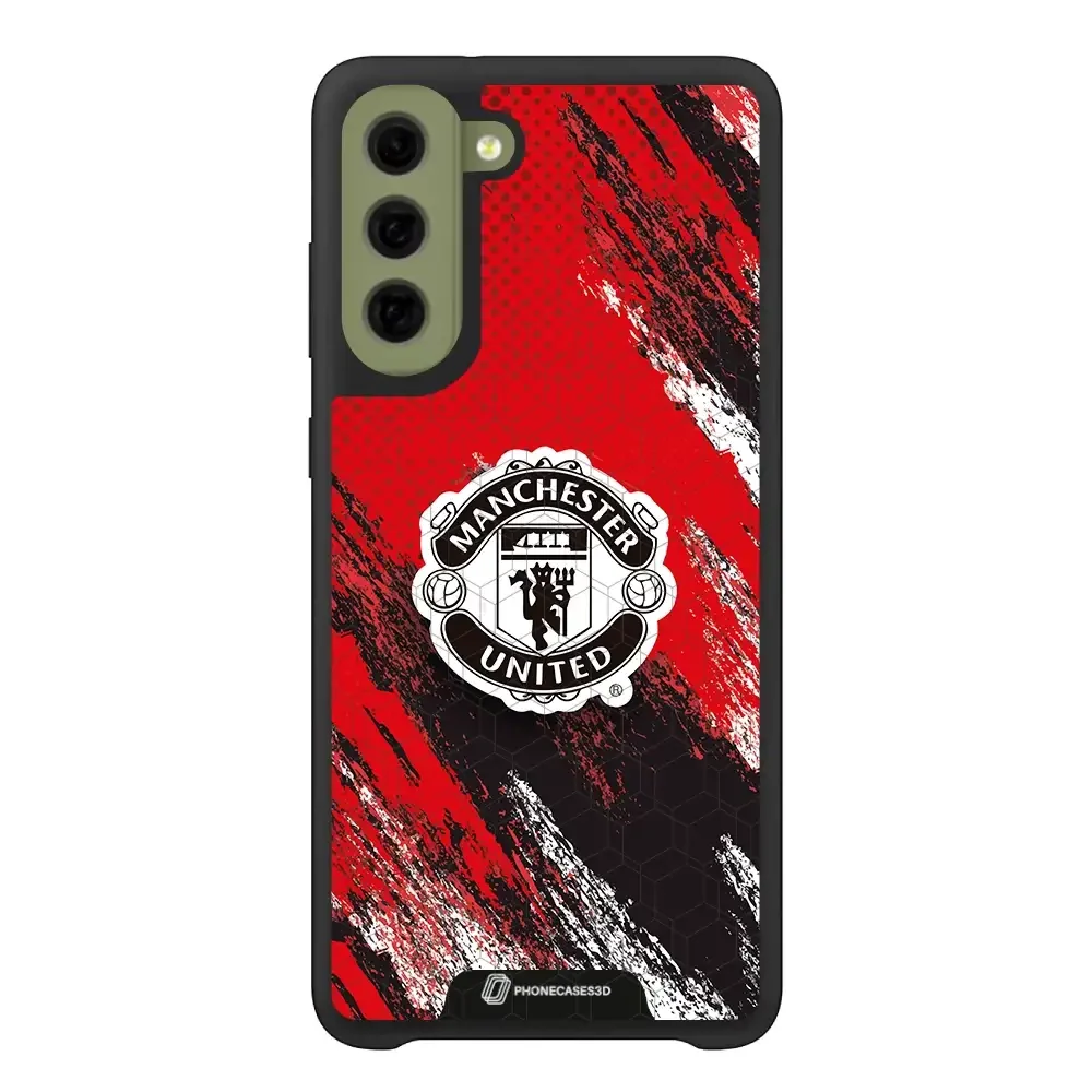 Manchester United Official 3D Phone Case Design black shield - Image 48