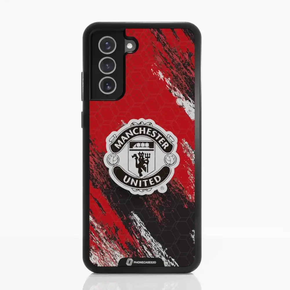 Manchester United Official 3D Phone Case Design black shield - Image 49