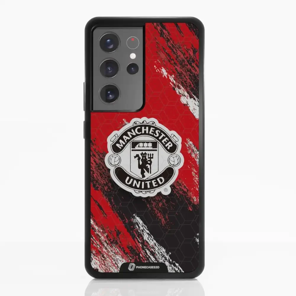 Manchester United Official 3D Phone Case Design black shield - Image 50