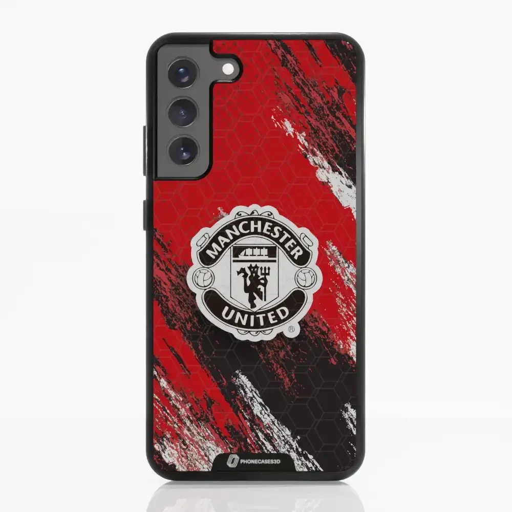 Manchester United Official 3D Phone Case Design black shield - Image 52