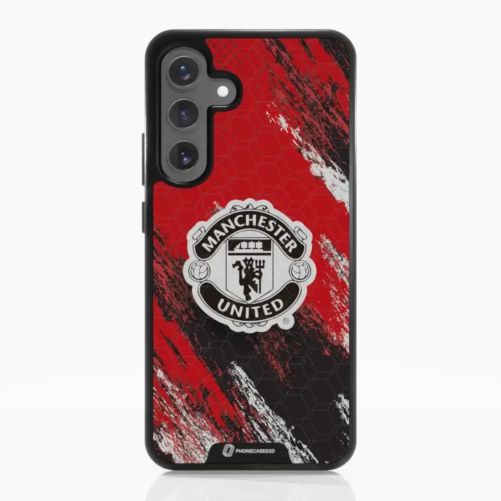 Manchester United Official 3D Phone Case Design black shield - Image 59