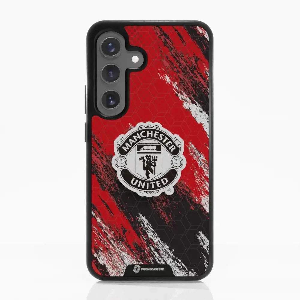 Manchester United Official 3D Phone Case Design black shield - Image 61