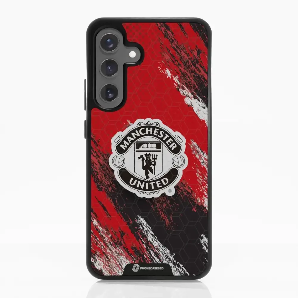 Manchester United Official 3D Phone Case Design black shield - Image 62