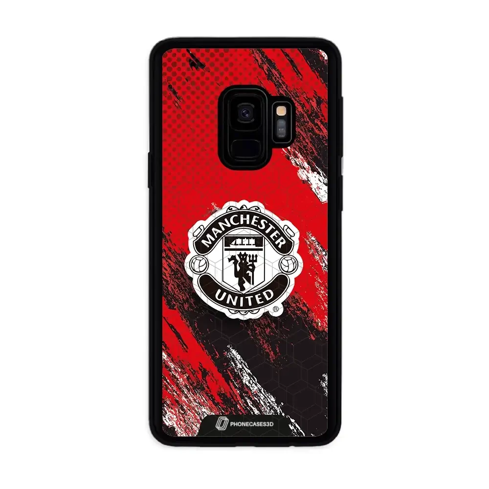 Manchester United Official 3D Phone Case Design black shield - Image 64