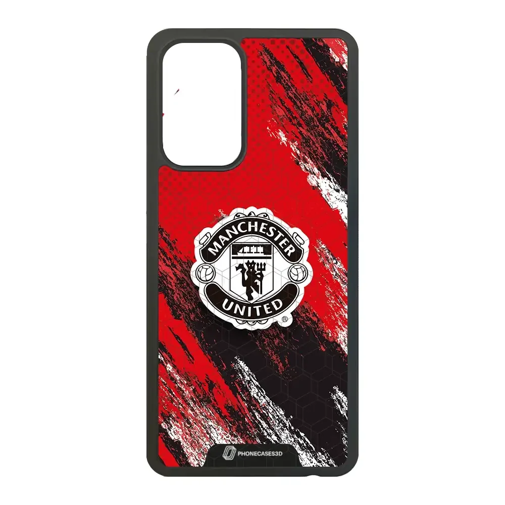 Manchester United Official 3D Phone Case Design black shield - Image 68