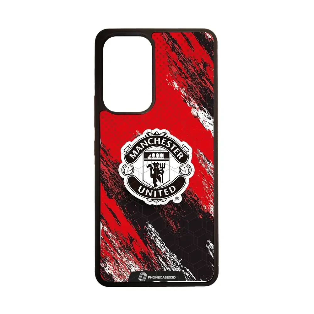 Manchester United Official 3D Phone Case Design black shield - Image 69