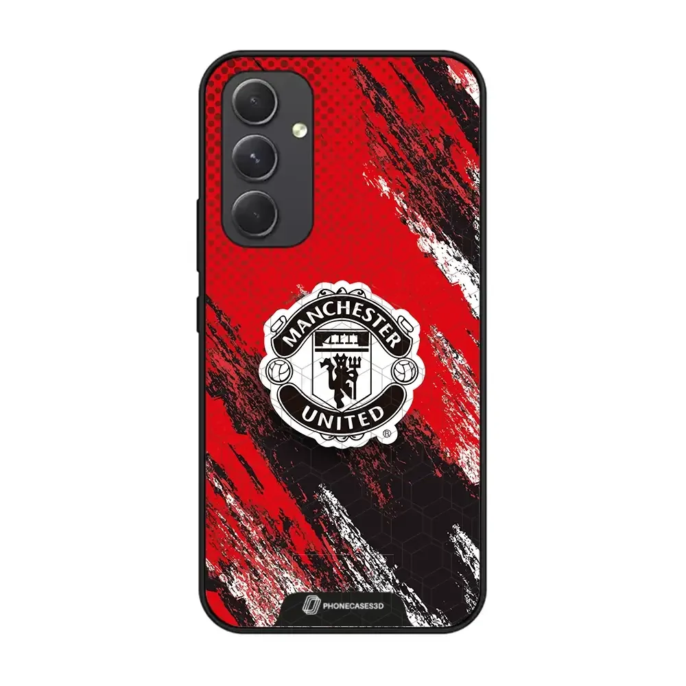 Manchester United Official 3D Phone Case Design black shield - Image 70